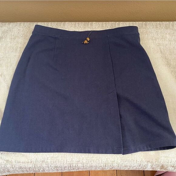 👗EXPRESS SKIRT IN A GREY/PURPLE COLOR. Sz M. Elastic Waist. Front side slit. - Picture 2 of 6
